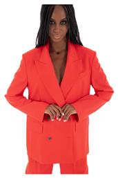 Hugo Boss Blazer Γυναικείο Σταυρωτό Σακάκι Red