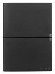Hugo Boss Elegance Storyline Σημειωματάριο A5 Ριγέ Μαύρο