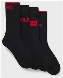 Hugo Boss Κάλτσες Μαύρες 4Pack