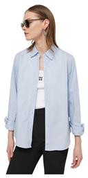 Hugo Boss Μακρυμάνικο Γυναικείο Πουκάμισο Light Pastel Blue
