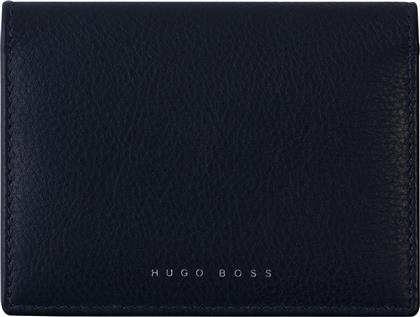 Hugo Boss Storyline Dark Δερμάτινο Ανδρικό Πορτοφόλι Καρτών Μπλε από το Kiriakos Gofas