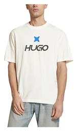 Hugo Boss T-shirt Εκρού-μαύρο