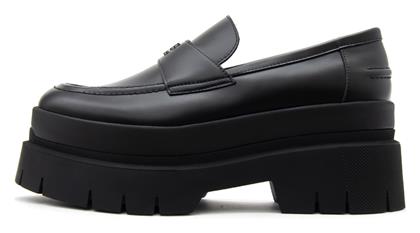 Hugo Γυναικεία Loafers σε Μαύρο Χρώμα