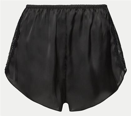 Hunkemöller Καλοκαιρινό Σατέν Γυναικείο Σορτς Πιτζάμας Μαύρο από το Modivo