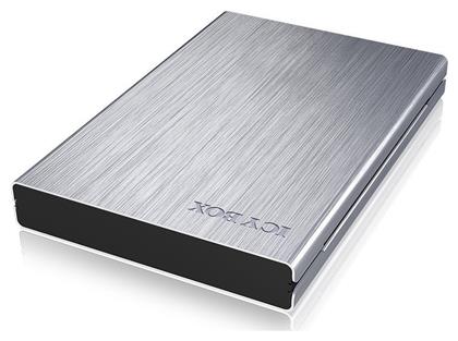 Icy Box Θήκη για Σκληρό Δίσκο 2.5'' SATA III με σύνδεση USB 3.0 σε Ασημί χρώμα