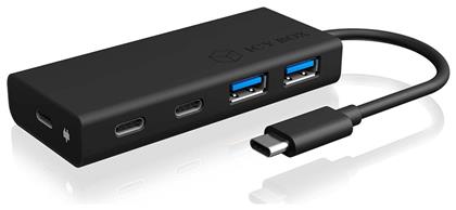 Icy Box USB 3.0 Hub 4 Θυρών με σύνδεση USB-C