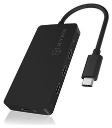 Icy Box USB 3.1 Hub 4 Θυρών με σύνδεση USB-C