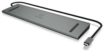 Icy Box USB-C Docking Station με HDMI 4K PD Ethernet (IB-DK2106-C)