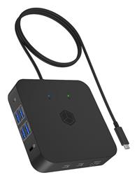 Icy Box USB-C Docking Station με HDMI 4K PD Ethernet (IB-DK4090-C)