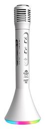 iDance Μικρόφωνο Karaoke Ασύρματο PM10 σε Λευκό Χρώμα