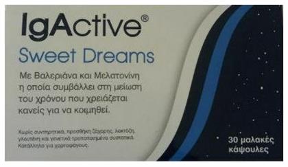 IgActive Sweet Dreams Συμπλήρωμα για τον Ύπνο 30 μαλακές κάψουλες από το Pharm24