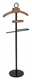 Iliadis Καλόγερος Μεταλλικός Μαύρος 45x27x126cm