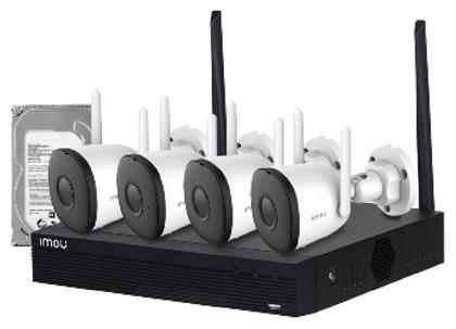 Imou Σύστημα Παρακολούθησης 4 Ασύρματων Καμερών IP 1080p