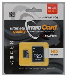 IMRO microSDHC 16GB Class 10 U1 UHS-I