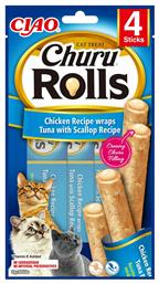 Inaba Churu Rolls Λιχουδιές για Ενήλικες Γάτες