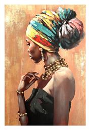 Inart African Πίνακας σε Καμβά 80x120cm