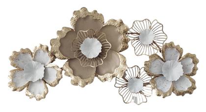 Inart Διακοσμητική Πινακίδα Τοίχου από Μέταλλο Vogene 90.5x7x47cm