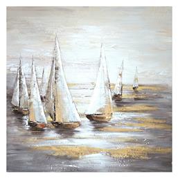 Inart Sailer Πίνακας σε Καμβά 100x100cm