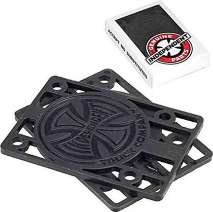 INDEPENDENT ΒΙΔΕΣ SKATE INDY RISER PADS - BLACK-IND-RSR-0001-121-BLACK