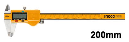 Ingco HDCD28200 Ψηφιακό Παχύμετρο με Εύρος Μέτρησης έως 0 - 200mm