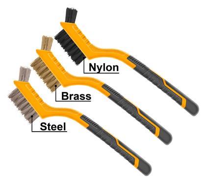 Ingco HKTWB10306 Σετ Εργαλεία Χειρός Συρματόβουρτσες Μίνι 3τμχ