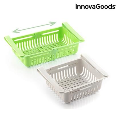 InnovaGoods Ράφι για Ψυγείο σε Λευκό Χρώμα Friwer V0103197