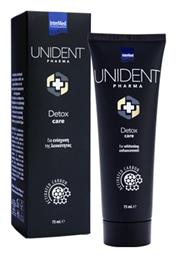 InterMed Unident Pharma Detox Care Οδοντόκρεμα με Ενεργό Άνθρακα 75ml