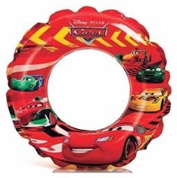 Intex Παιδικό Σωσίβιο Κουλούρα Disney Cars με Διάμετρο 51εκ. για 3-6 Ετών Κόκκινο