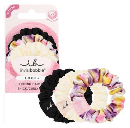 Invisibobble Ib Loop+ Be Strong Thick/Curly Hair Scrunchy Μαλλιών Πολύχρωμο 3τμχ