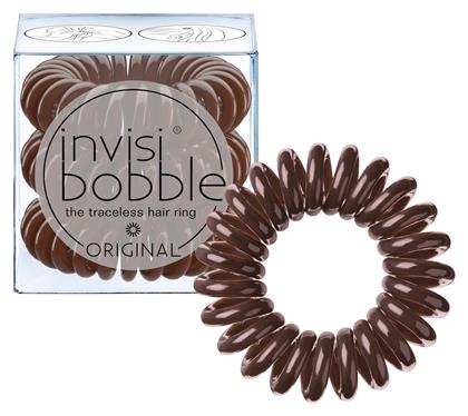 Invisibobble Original 3τμχ Σπιράλ Λαστιχάκια Καφέ 3τμχ από το Letif