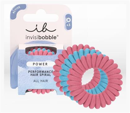 Invisibobble Power Performance Σπιράλ Λαστιχάκια Ροζ 3τμχ