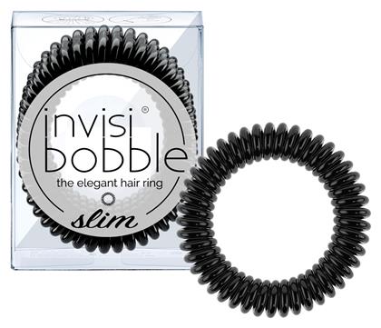 Invisibobble Slim 3τμχ Σπιράλ Λαστιχάκια Μαύρο 3τμχ από το Letif