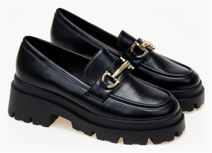 Issue Fashion Γυναικεία Loafers σε Μαύρο Χρώμα