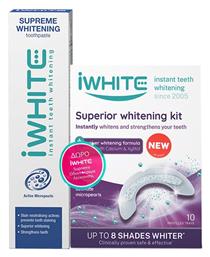 iWhite Superior Whitening Kit Λεύκανσης Δοντιών με Μασελάκι 10τμχ & Οδοντόκρεμα 75ml από το Pharm24