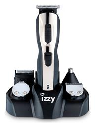 Izzy PG100 Plus Σετ Επαναφορτιζόμενης Κουρευτικής Μηχανής Black/Silver από το Plus4u