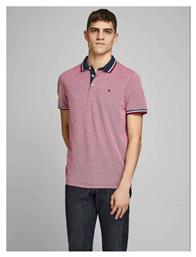 Jack & Jones 12136668 Ανδρική Μπλούζα Polo Κοντομάνικη Κόκκινη