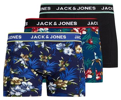 Jack & Jones Ανδρικά Μποξεράκια Πολύχρωμα 3Pack