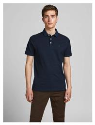 Jack & Jones Ανδρική Μπλούζα Κοντομάνικη Polo Dark Navy