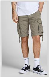 Jack & Jones Ανδρική Βερμούδα Cargo Dusty Olive