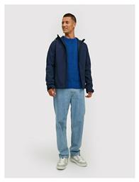 Jack & Jones Ανδρικό Μπουφάν Softshell Αντιανεμικό Navy Μπλε