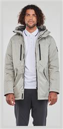 Jack & Jones Ανδρικό Χειμωνιάτικο Μπουφάν Παρκά Asphalt Melange Gray