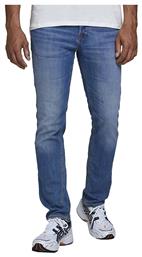 Jack & Jones Ανδρικό Παντελόνι Τζιν Ελαστικό Slim Fit Tapered Blue Denim