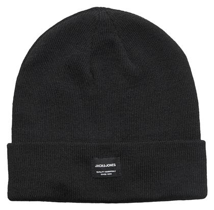 Jack & Jones Ανδρικός Beanie Σκούφος σε Μαύρο χρώμα