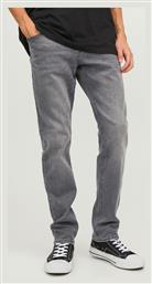 Jack & Jones GLENN Ανδρικό Παντελόνι Τζιν Ελαστικό Grey / Black Denim