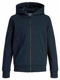 Jack & Jones Παιδική Ζακέτα Φούτερ με Κουκούλα Navy Μπλε από το Cosmossport