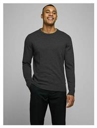 Jack & Jones Πουλόβερ Dark Grey Melange