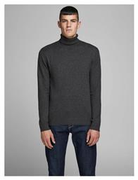 Jack & Jones Πουλόβερ Dark Grey Melange