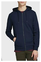 Jack & Jones Ζακέτα Navy Blue με Κουκούλα από το Spartoo