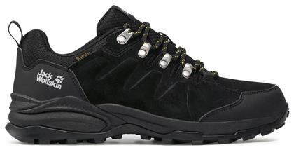 Jack Wolfskin Refugio Texapore Ανδρικά Ορειβατικά Μαύρα 4049851-6357