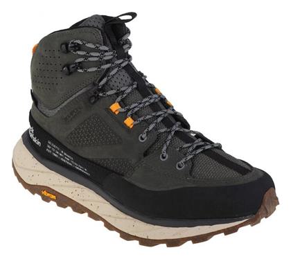 Jack Wolfskin Terraquest Ορειβατικά Μποτάκια Αδιάβροχα Πράσινα